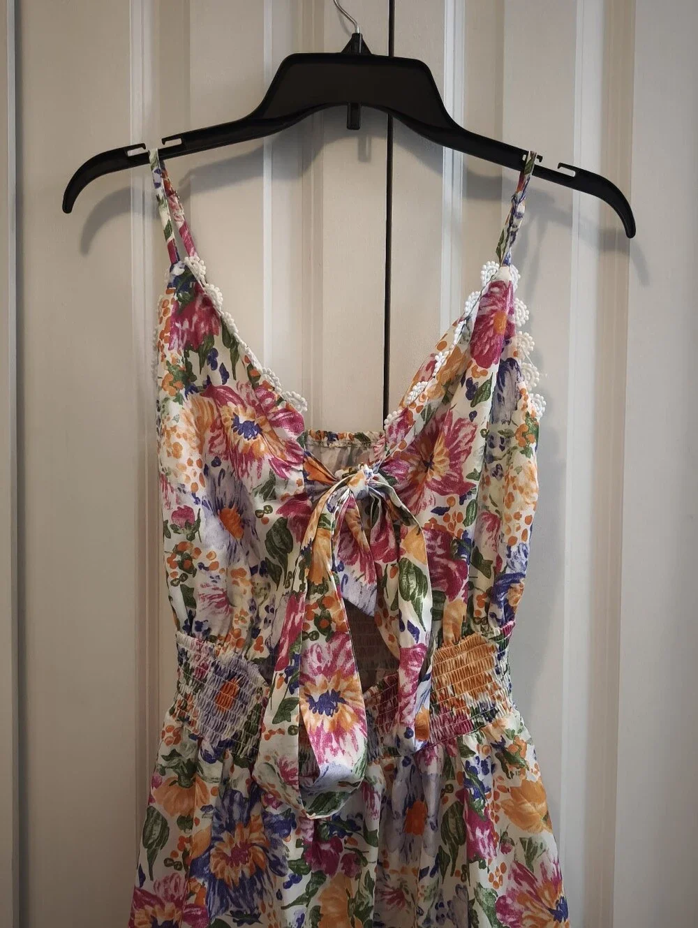 Sun Imperial Womens Floral Tie-Back Sundress - Picture 6 of 9